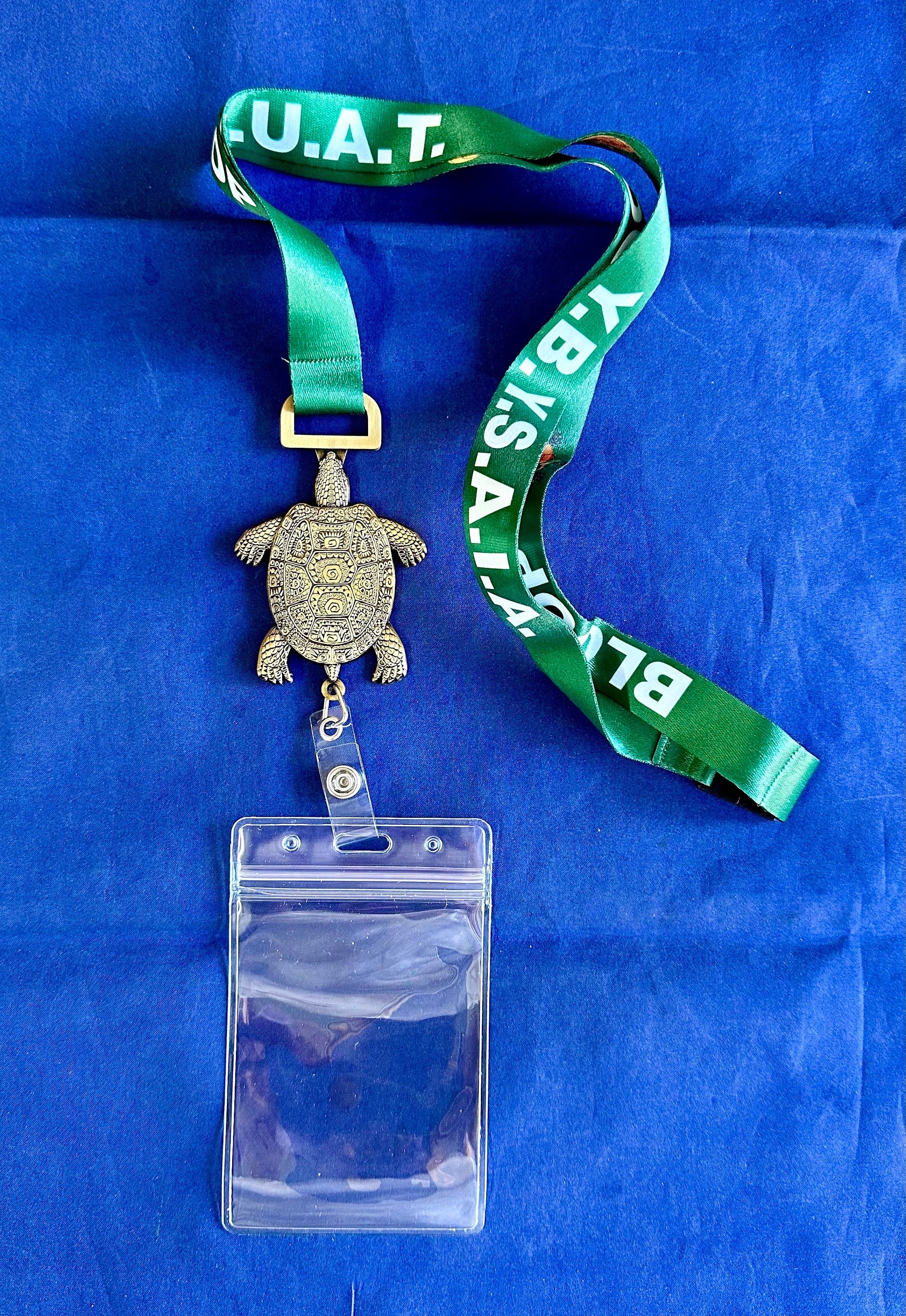 Turtle Lanyard with ID Card Holder
