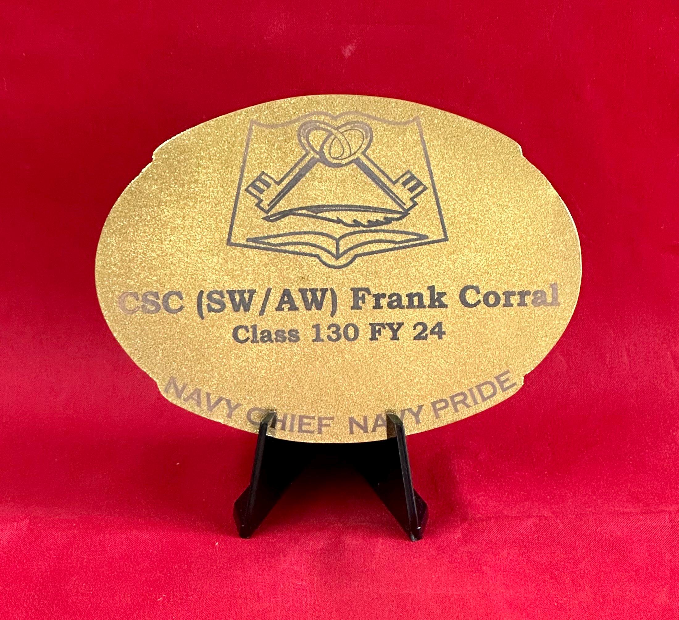 Customize CPO Class 131 FY25 Desk Display