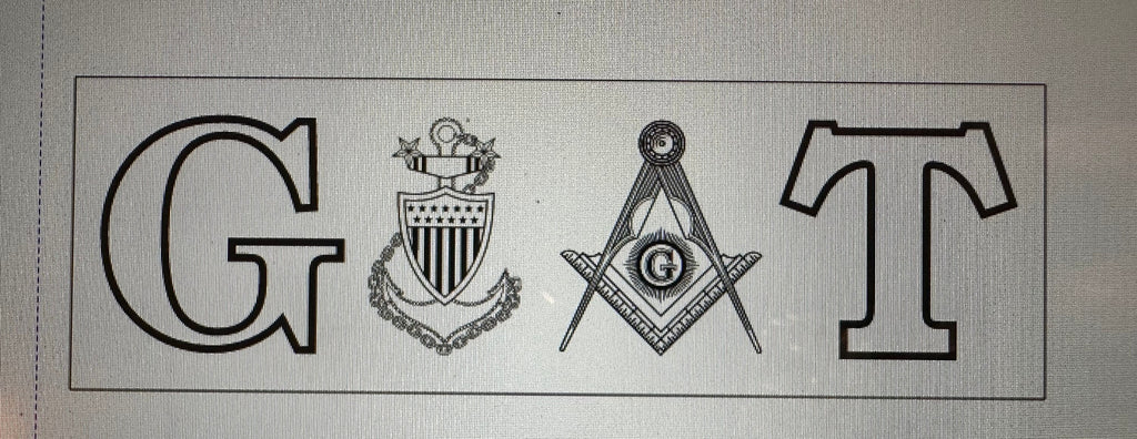 Coast Guard GOAT Chief/Senior Chief/Master Chief Bamboo Pen and Holder