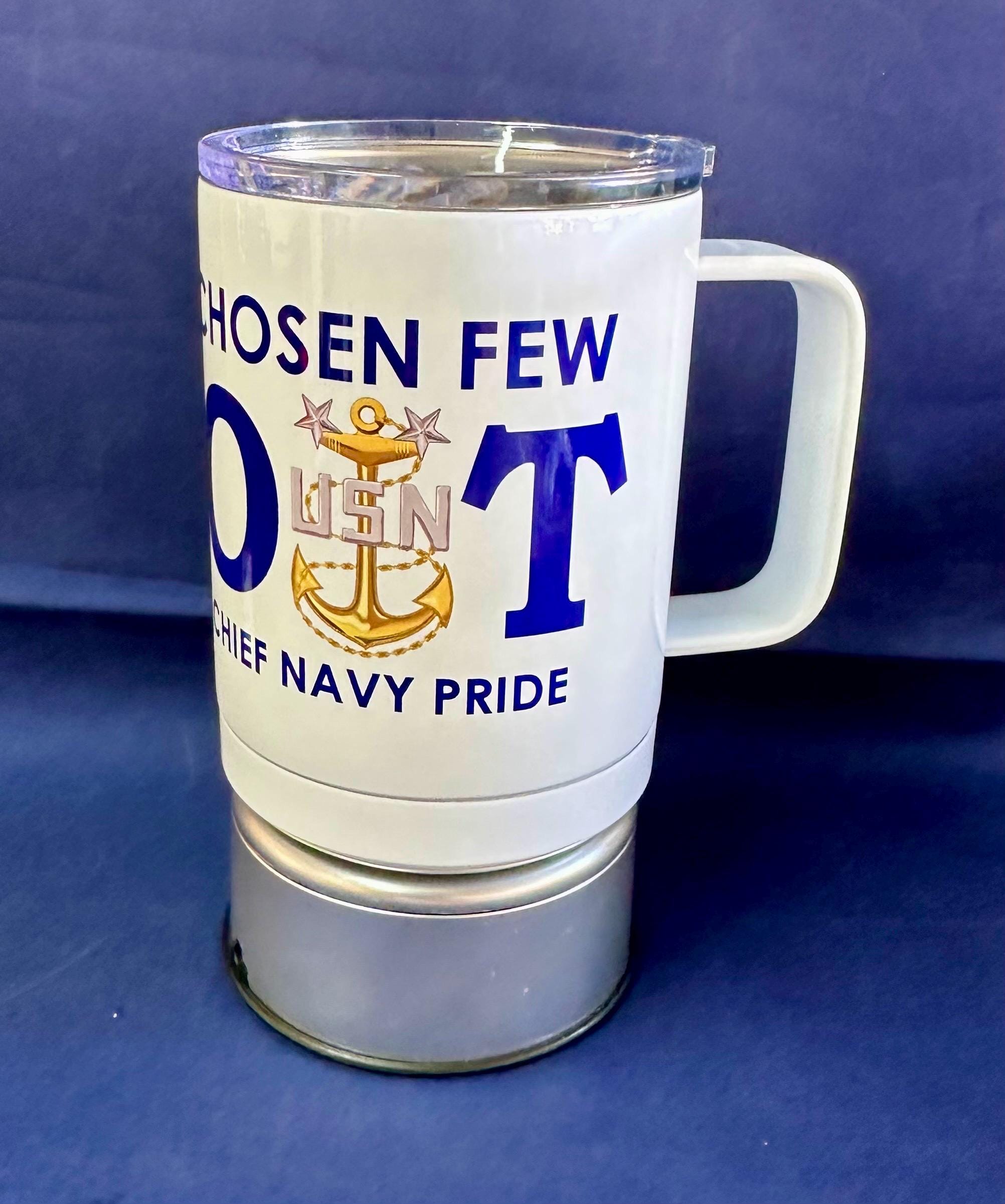 GOAT Chief/Senior Chief/Master Chief 15oz Polar Camel Vacuum Insulated Mug w/ Slider Lid