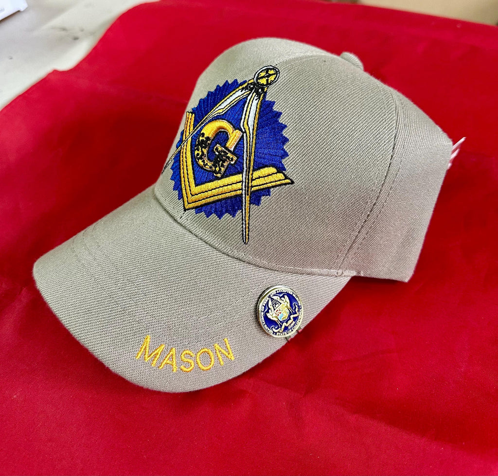 Masonic Magnetic Golf Ball Marker With Ball Cap Clip