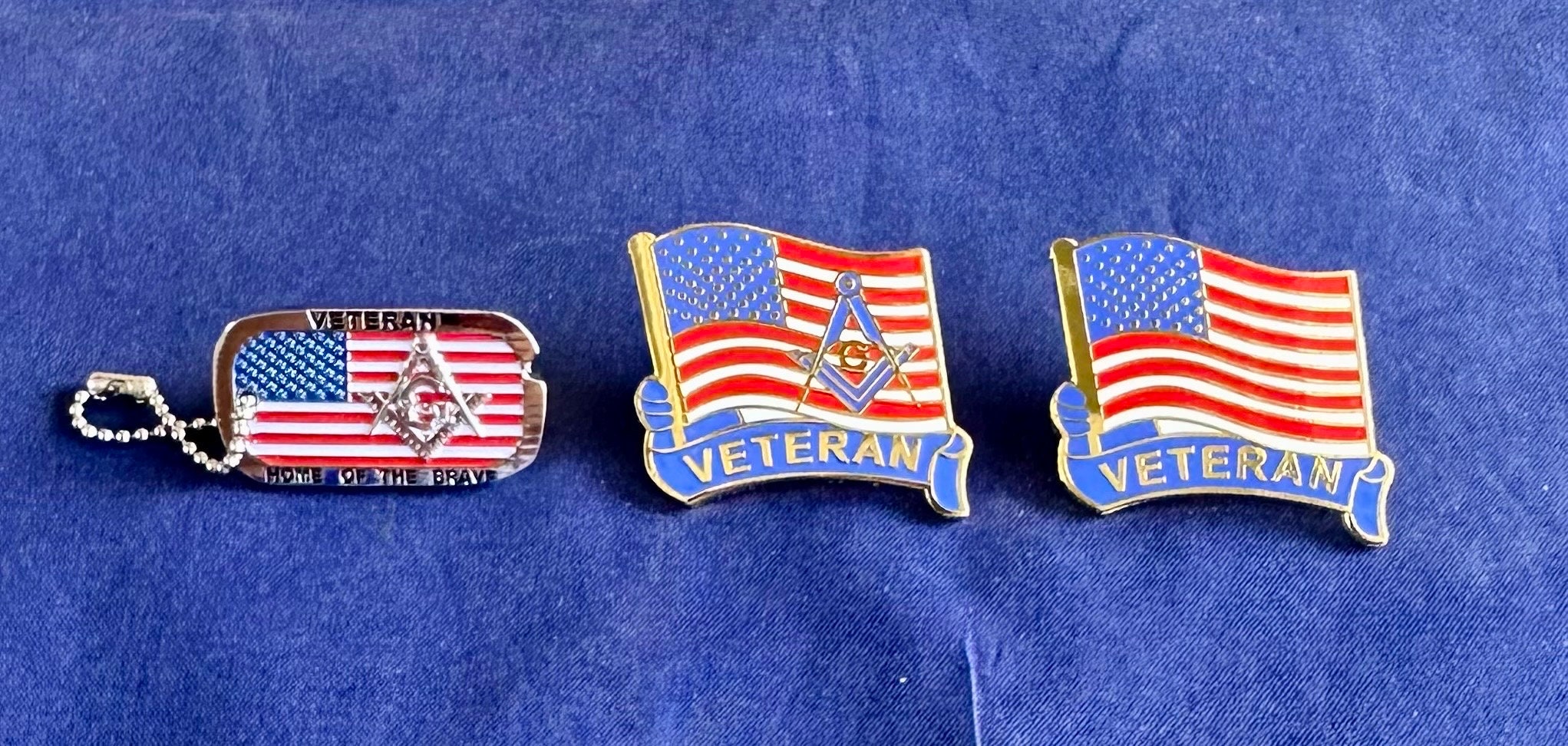 Veteran/Masonic Lapel Pin