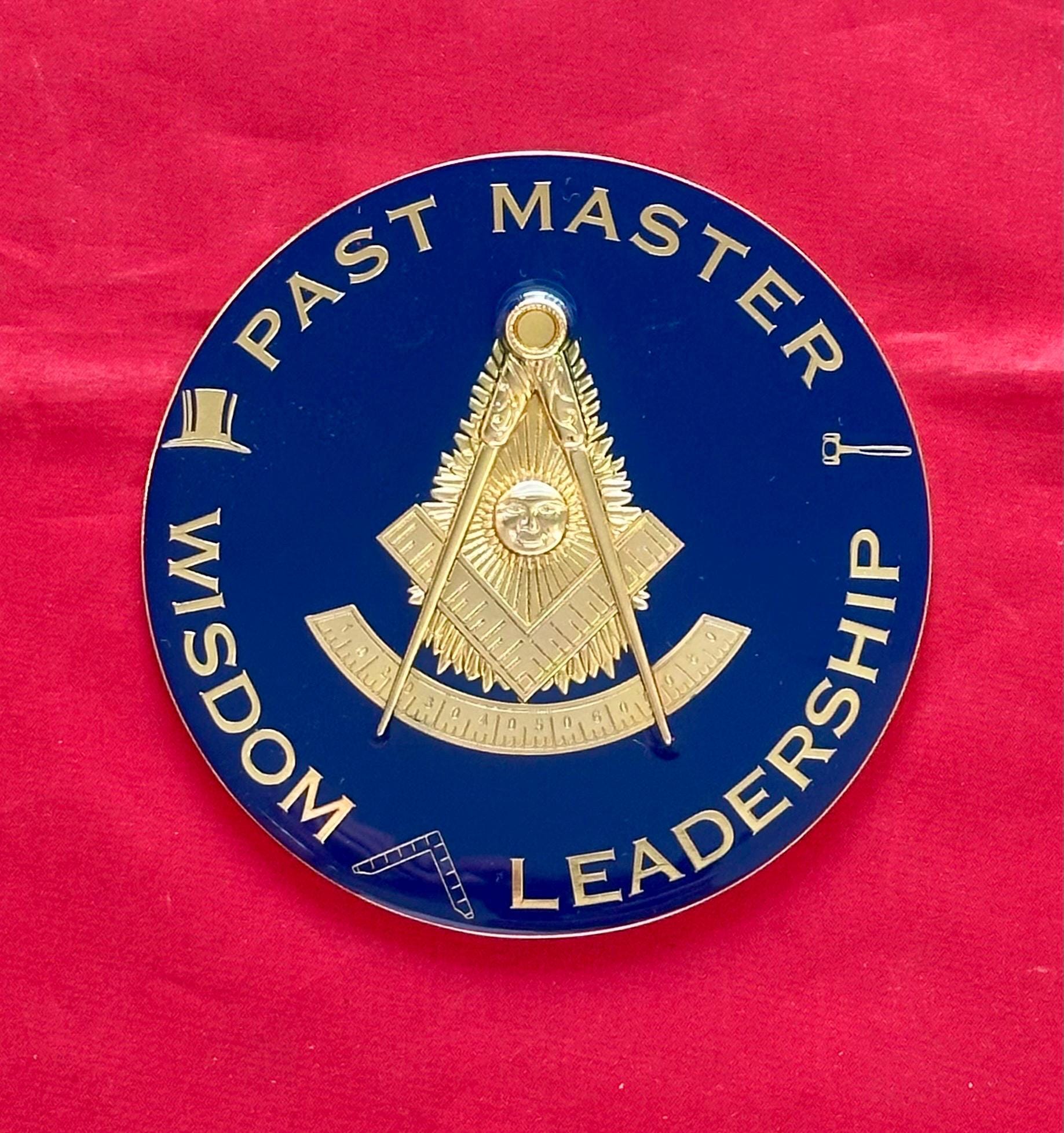 Customize Desk Display Masonic Plate. MM/PM/HA/25 Yrs