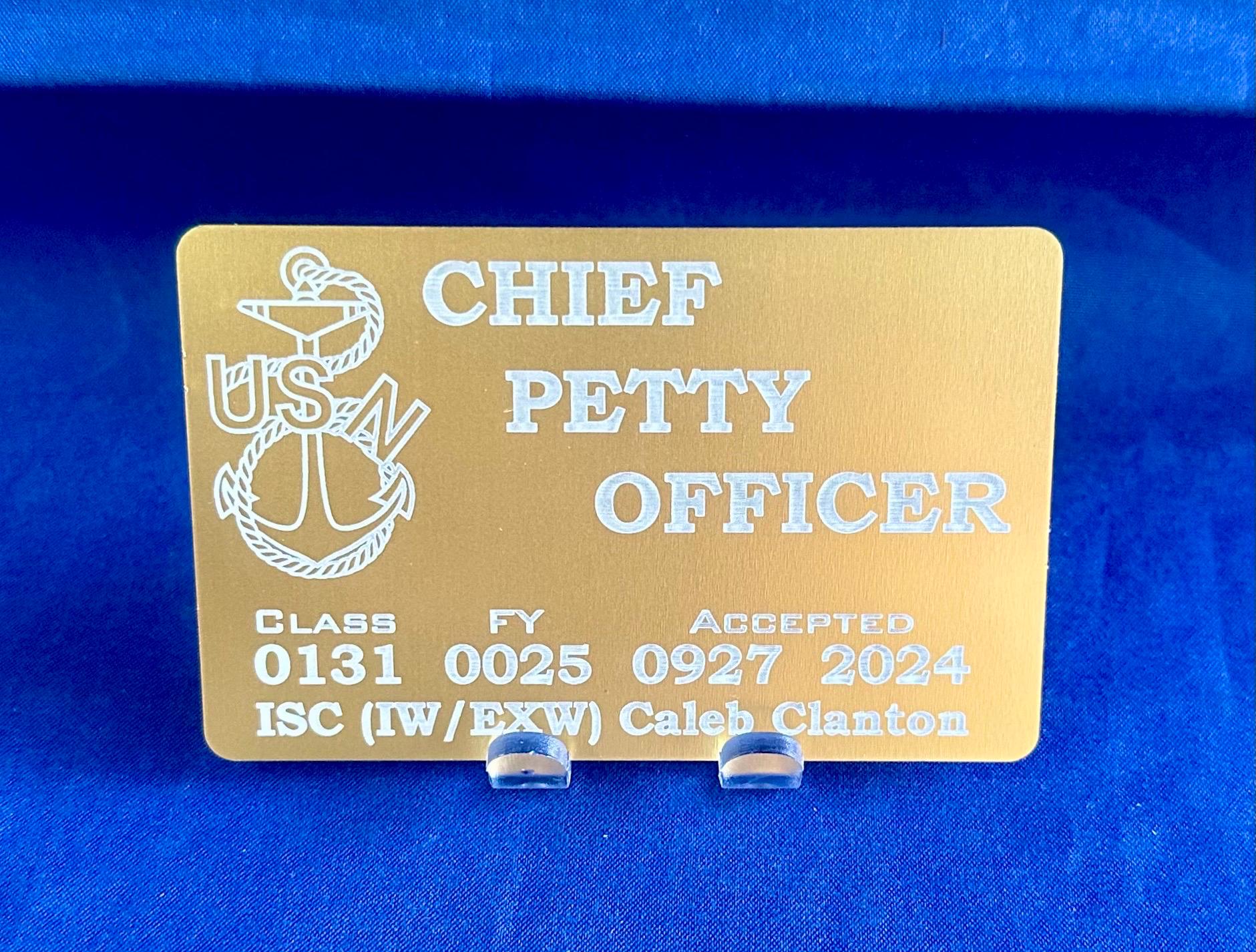 Customized Metal Card for Class 132 FY26