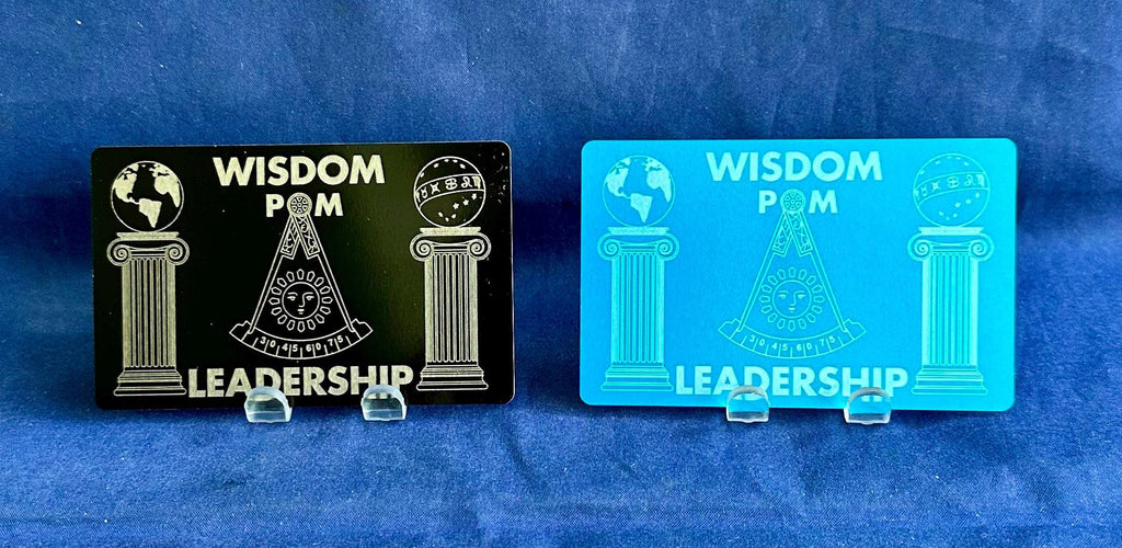 Masonic Metal Card
