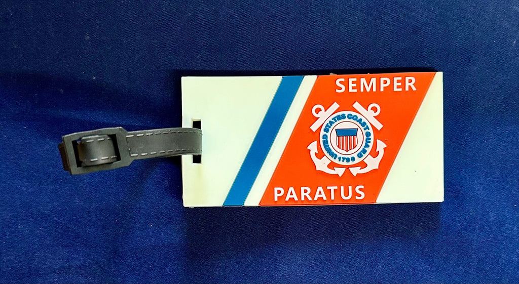 U.S. Coast Guard PVC Patch & Luggage Tag