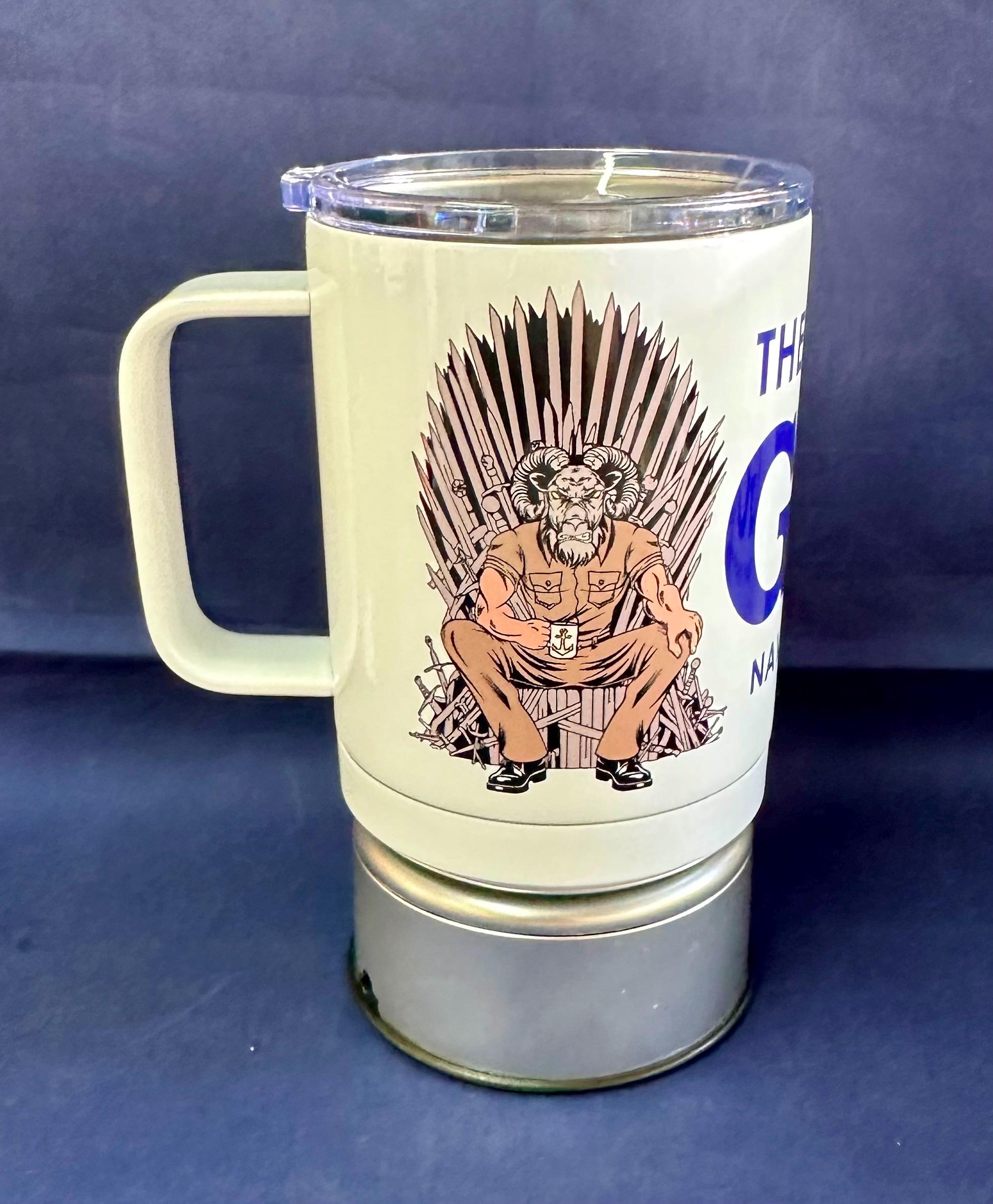 GOAT Chief/Senior Chief/Master Chief 15oz Polar Camel Vacuum Insulated Mug w/ Slider Lid