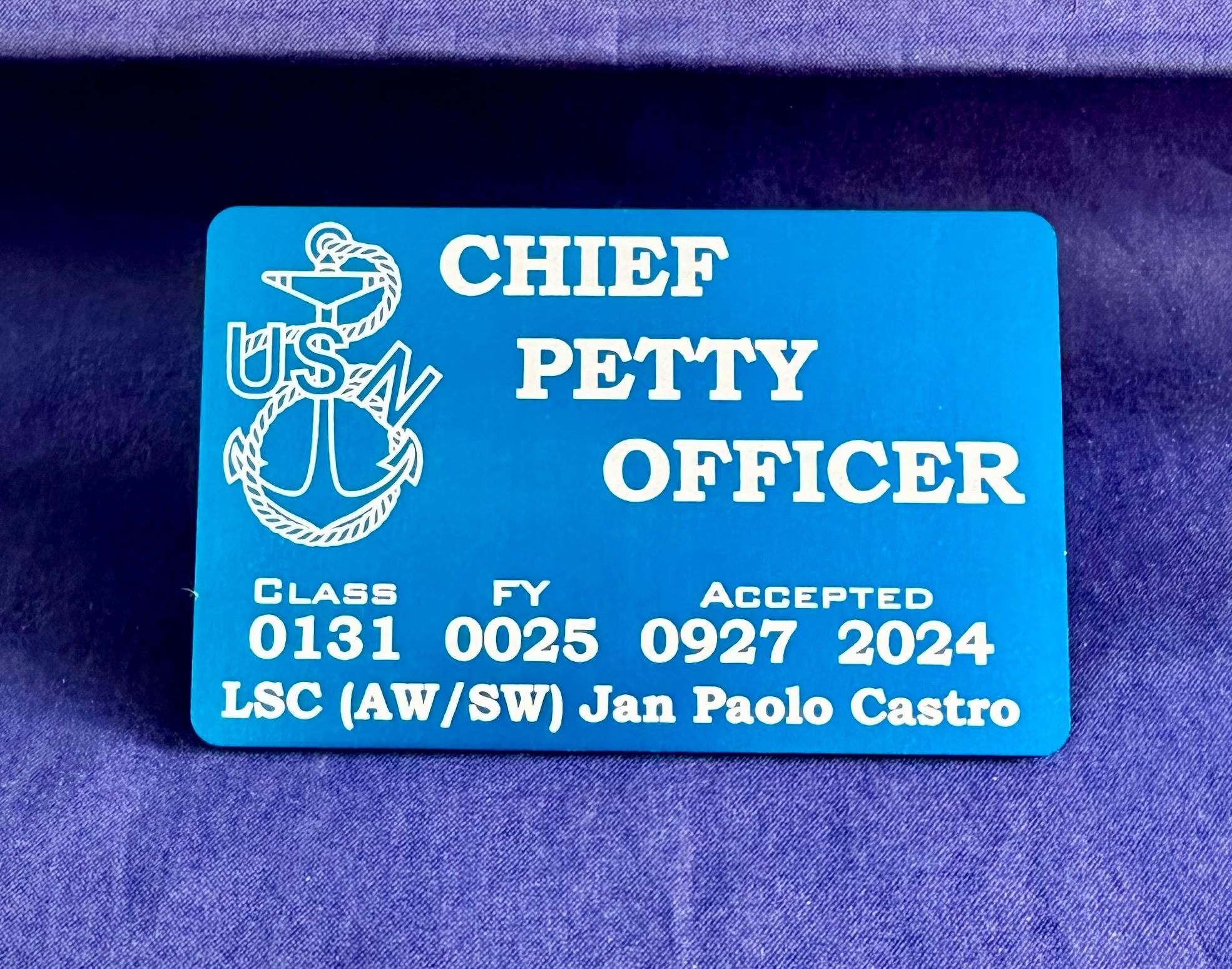 Customized Metal Card for Class 132 FY26