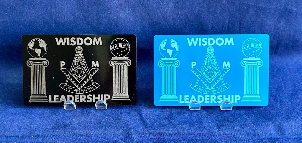 Masonic Metal Card