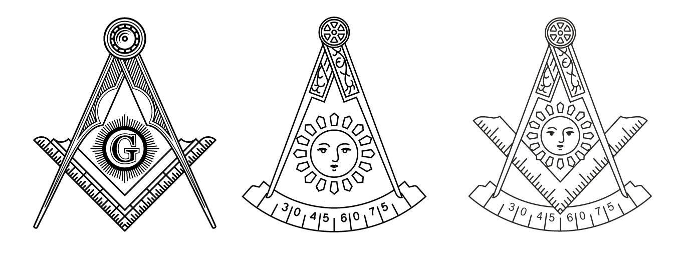 Customize Masonic Coin Back. MM/PM