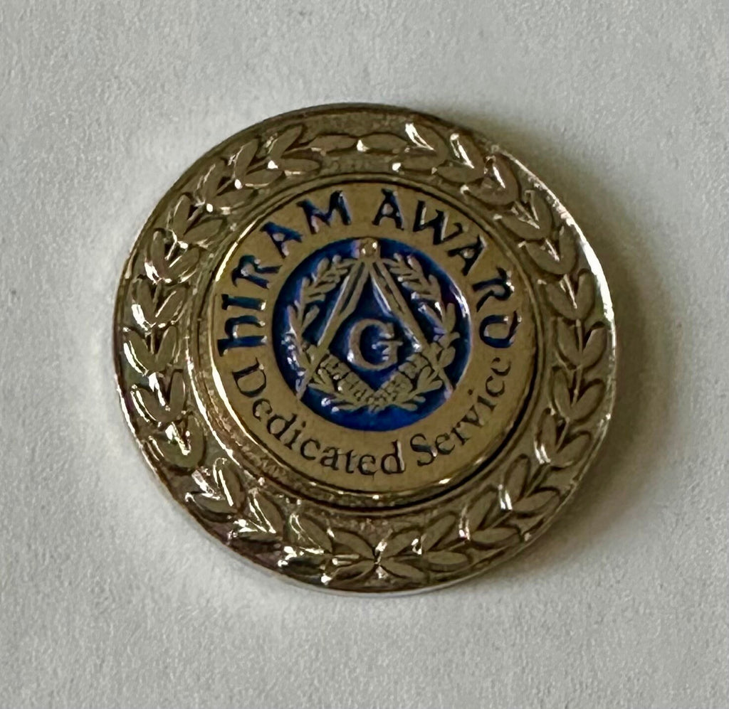 Hiram Award Masonic Lapel Pin