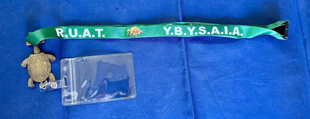 Turtle Lanyard with ID Card Holder