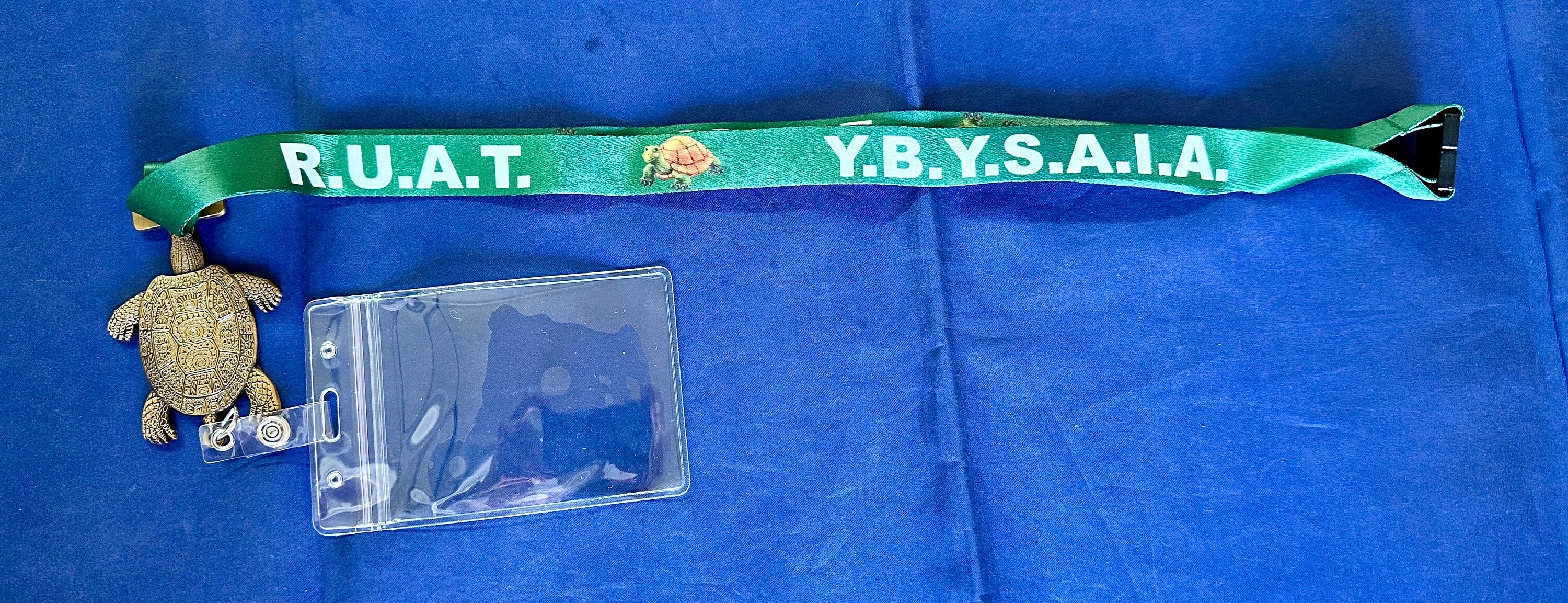 Turtle Lanyard with ID Card Holder