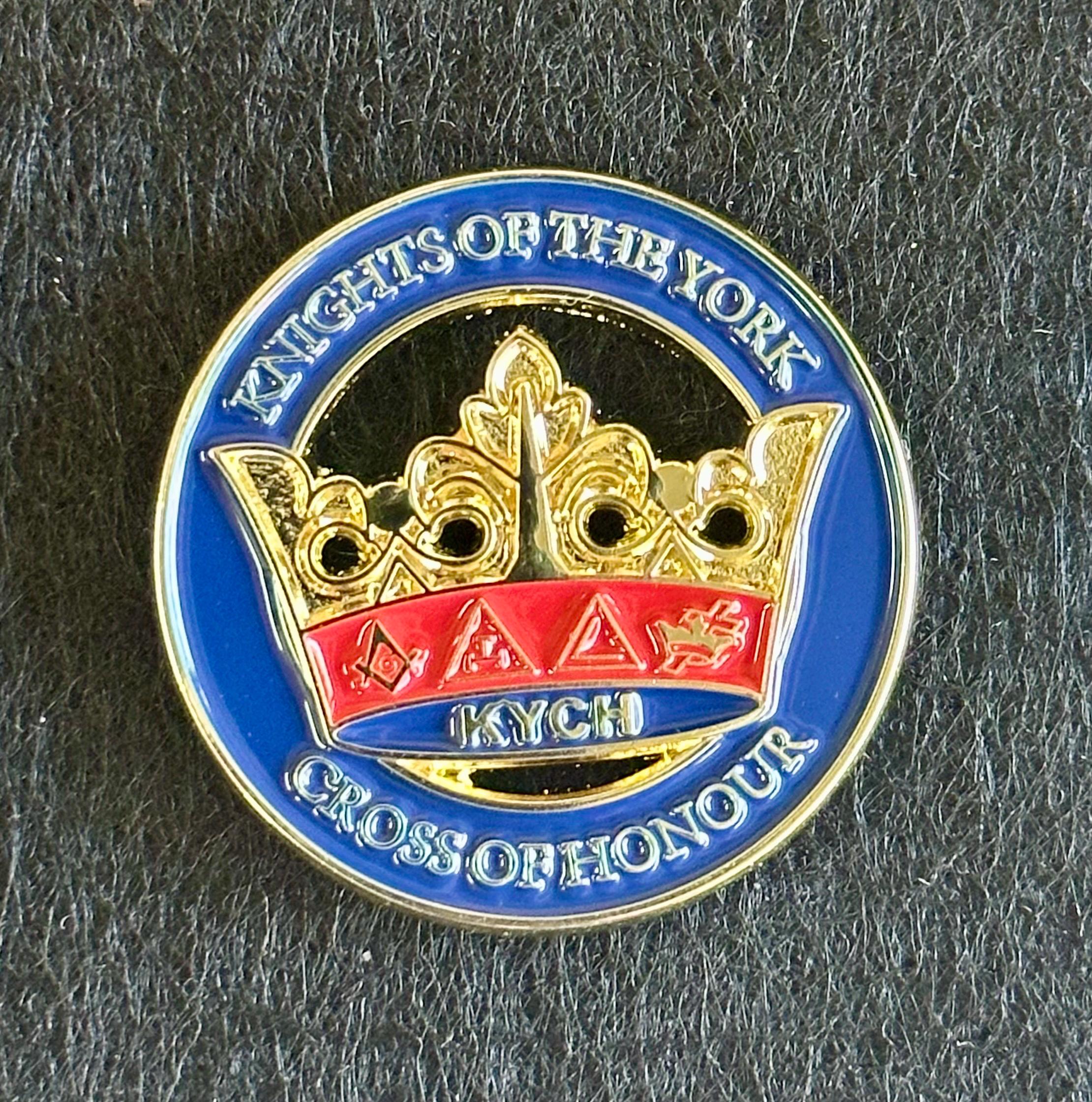 1.25” Knights of the YorkCross of Honour KYCH Lapel Pin