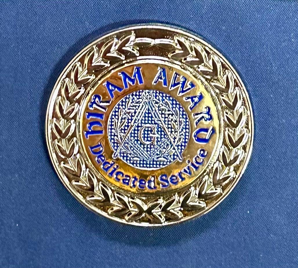 Customize Hiram Award Masonic Coin.