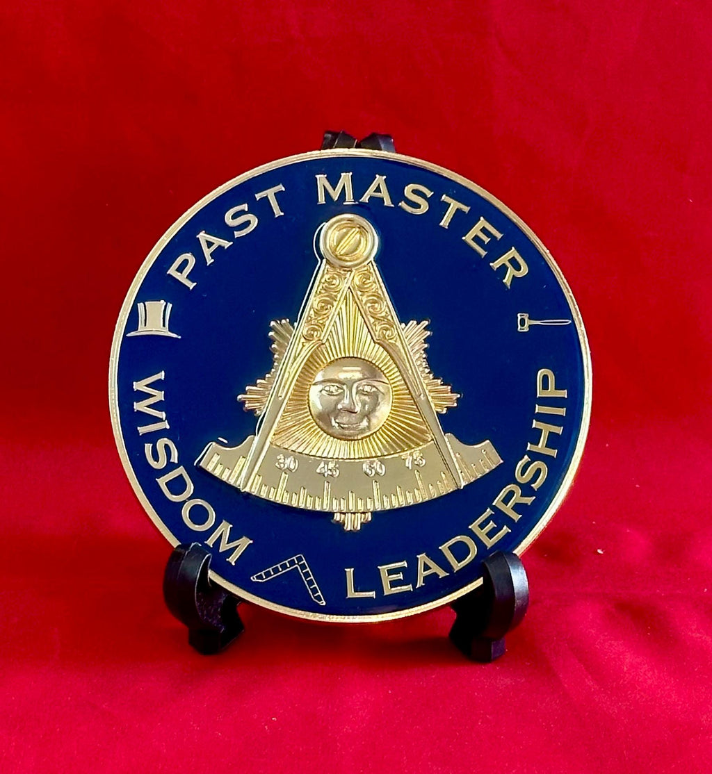 Customize Desk Display Masonic Plate. MM/PM/HA/25 Yrs