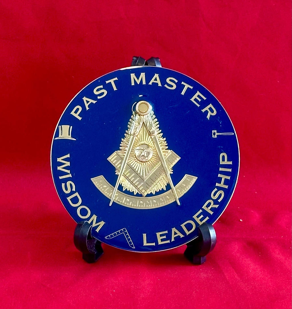 Customize Desk Display Masonic Plate. MM/PM/HA/25 Yrs