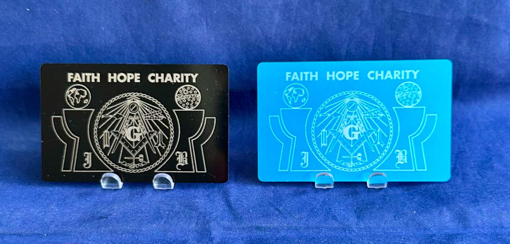 Masonic Metal Card