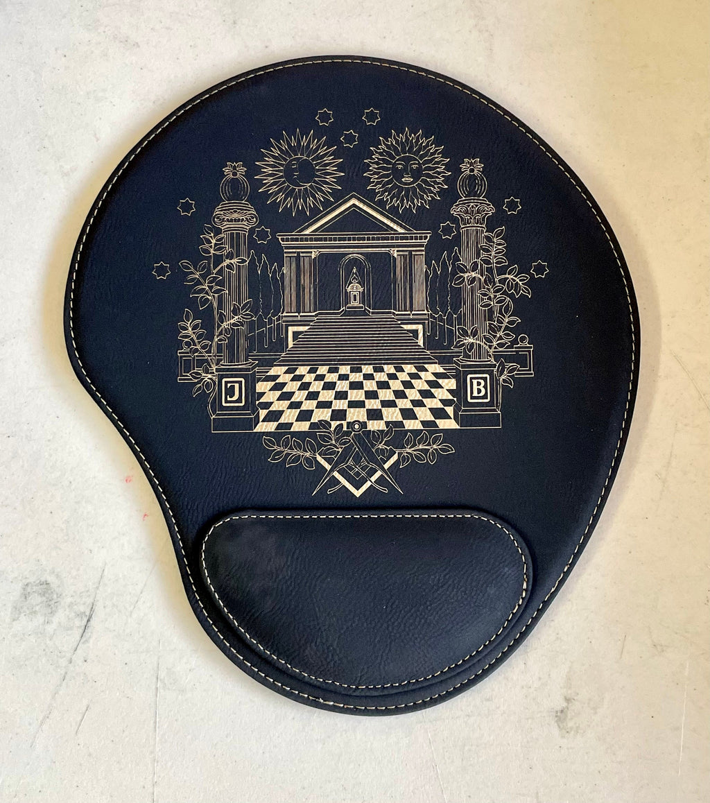 Masonic JB Leatherette Mouse Pad ***FREE SHIPPING***