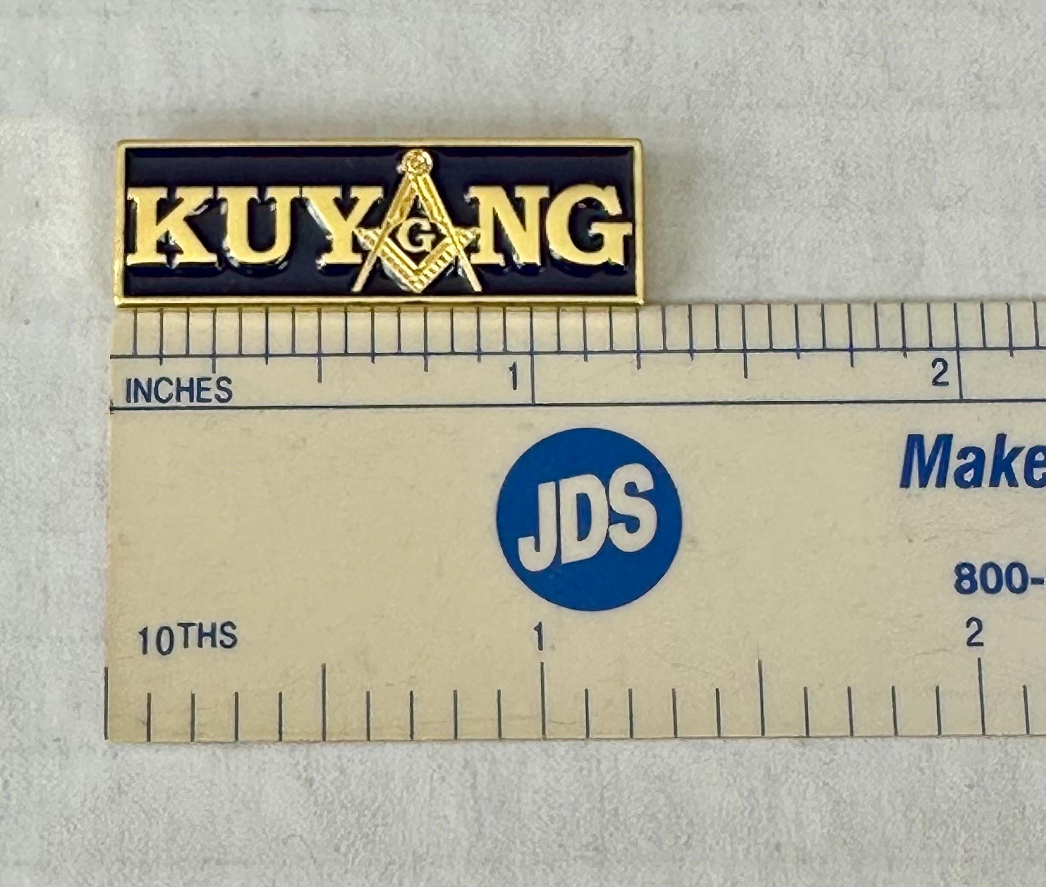 Philippines/US Flag & KUYANG Masonic Lapel Pin