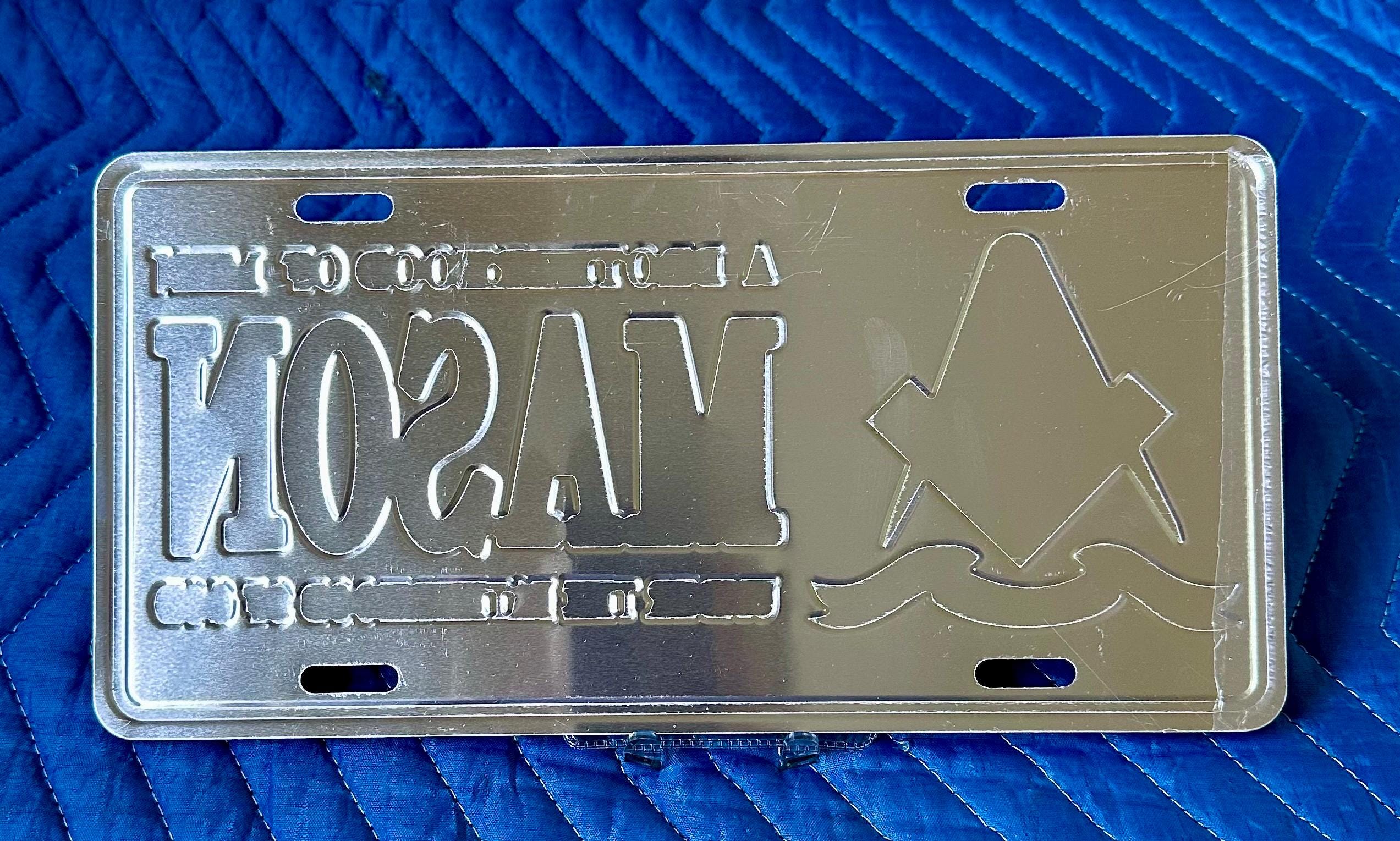 MASON Aluminum License Plate 12"x6" ***FREE SHIPPING***