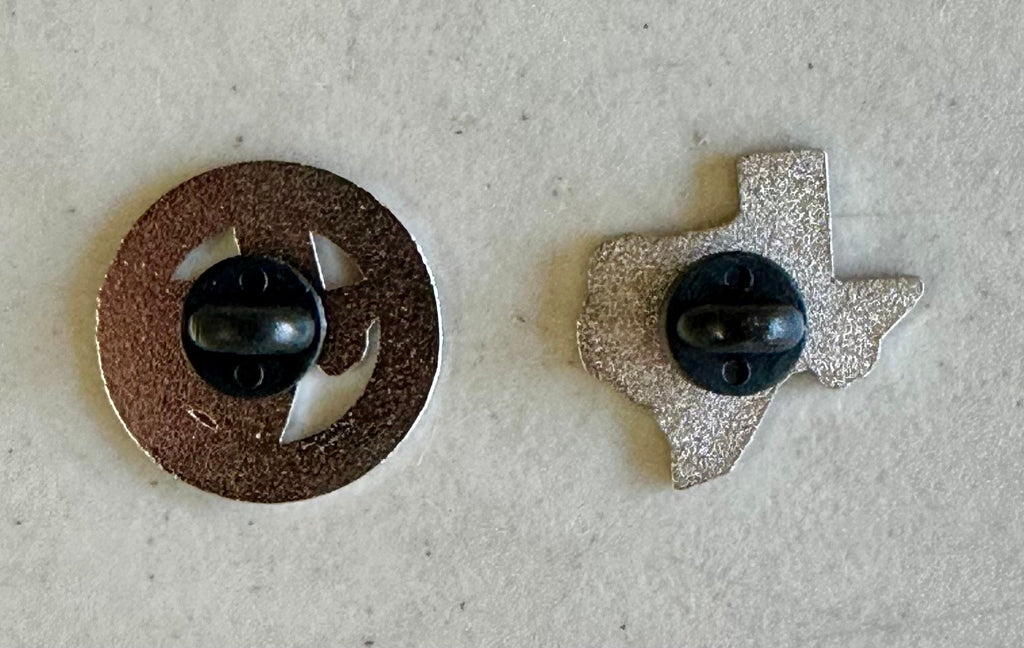 State FL TX WV Lapel Pin