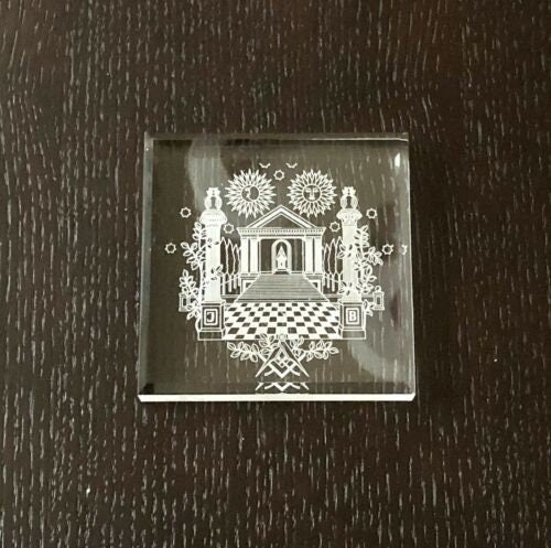 JB Masonic Acrylic Paperweight ***FREE SHIPPING***
