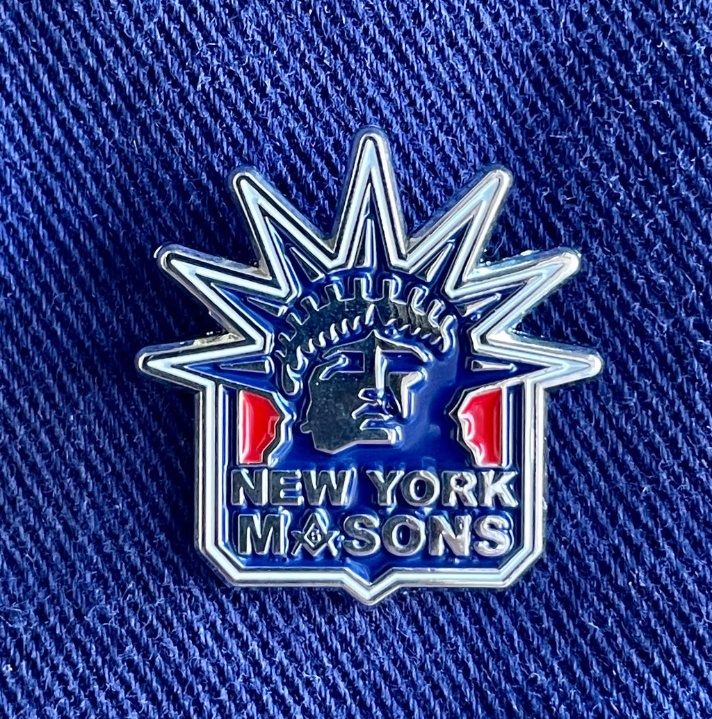 1" New York Masons Lapel Pin ***Free Shipping***