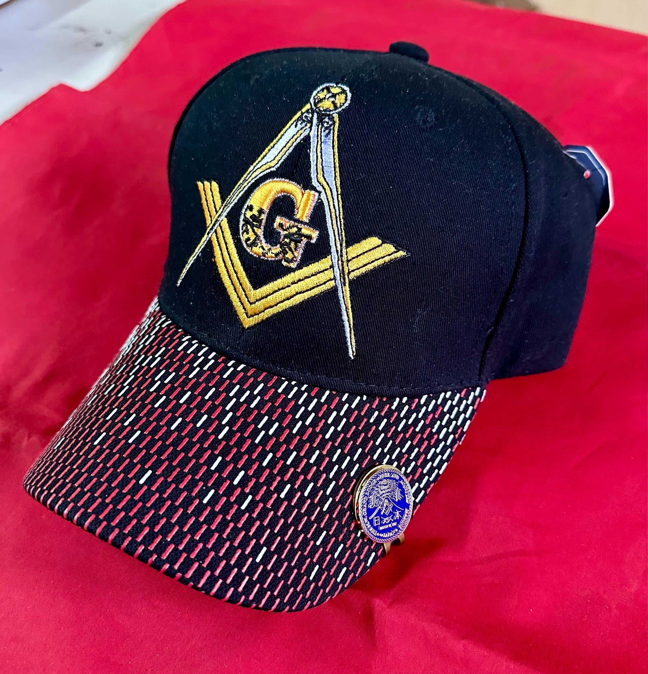 Masonic Magnetic Golf Ball Marker With Ball Cap Clip