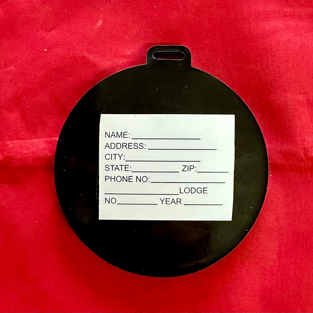 Yokosuka Lodge No.20 & Grand Lodge og Japan PVC Luggage Tag.