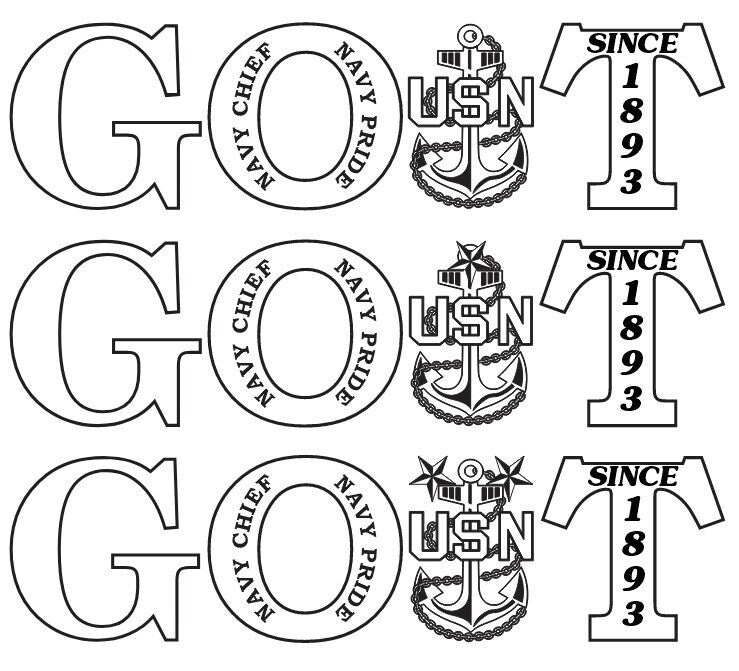 GOAT Chief/Senior Chief/Master Chief Bamboo Pen and Holder