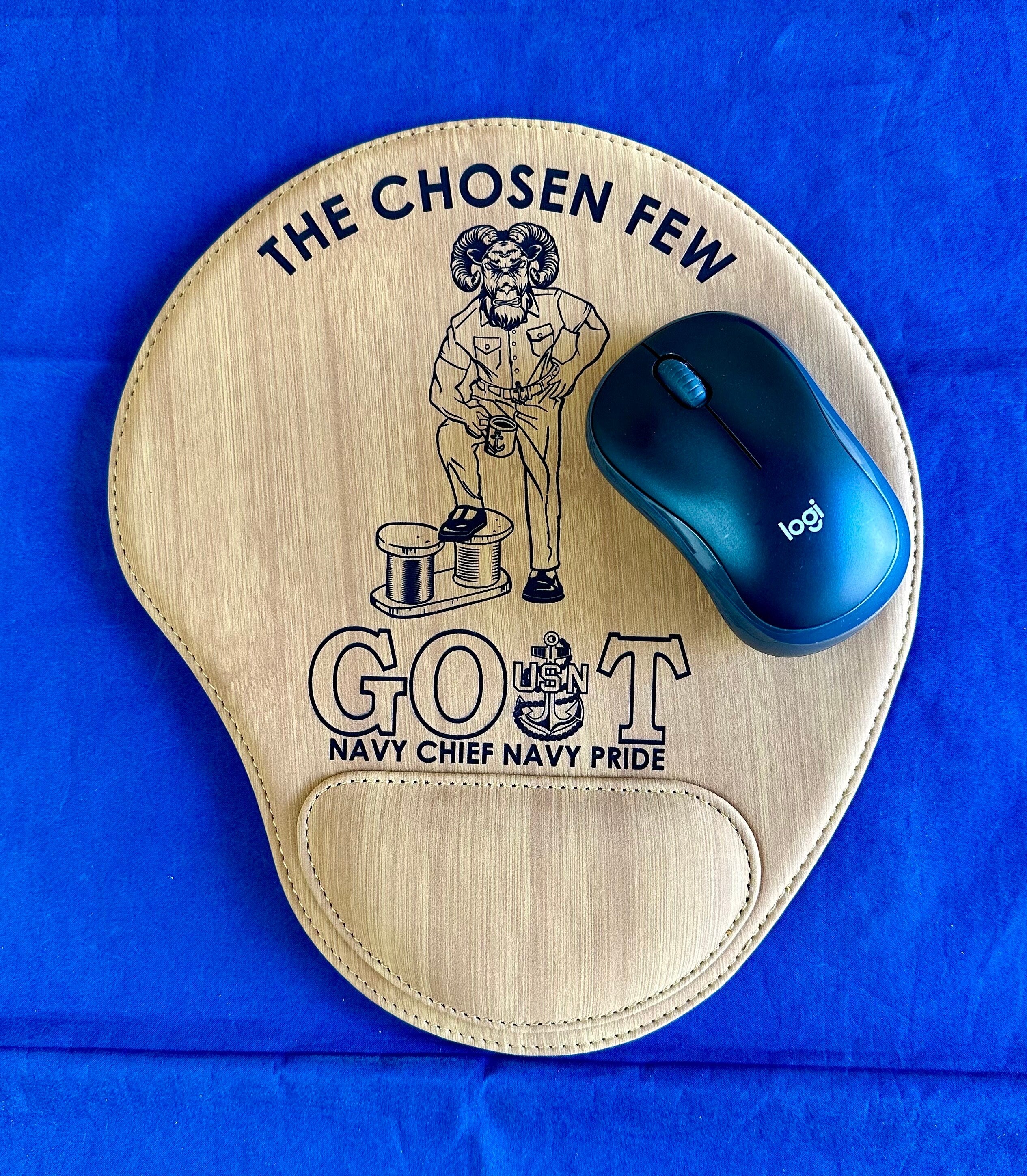 GOAT Bamboo Leatherette Mouse Pad