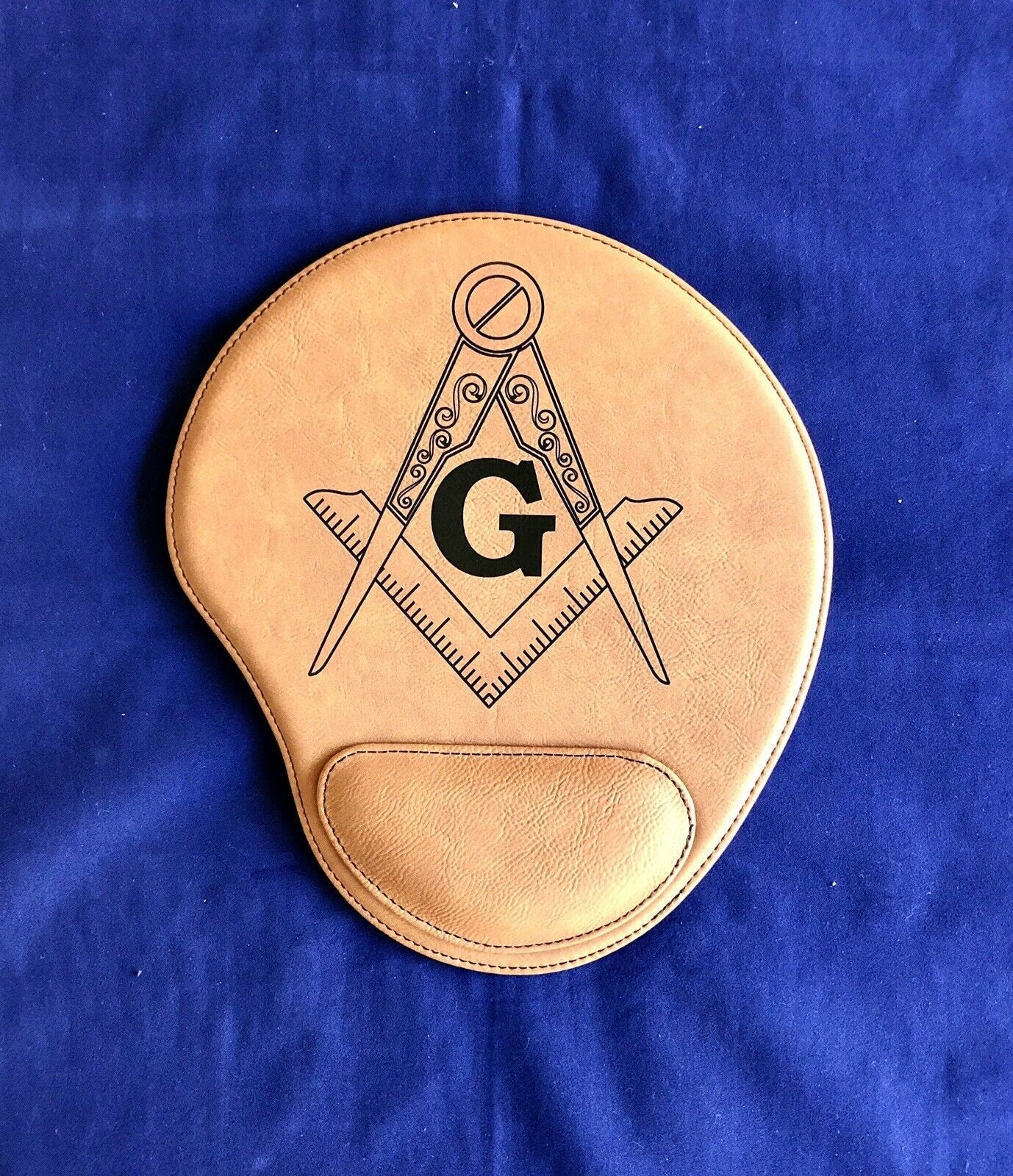 Square and Compass Masonic Leatherette Mouse Pad ***FREE SHIPPING***