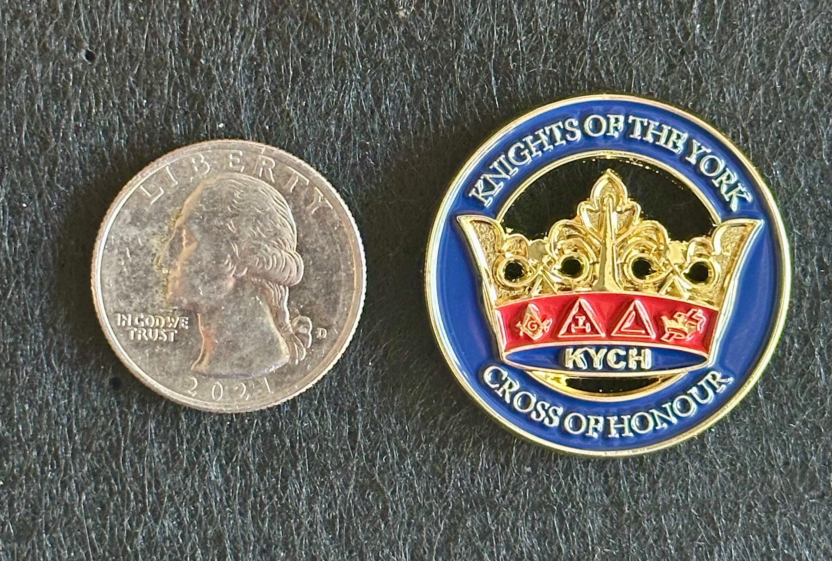 1.25” Knights of the YorkCross of Honour KYCH Lapel Pin