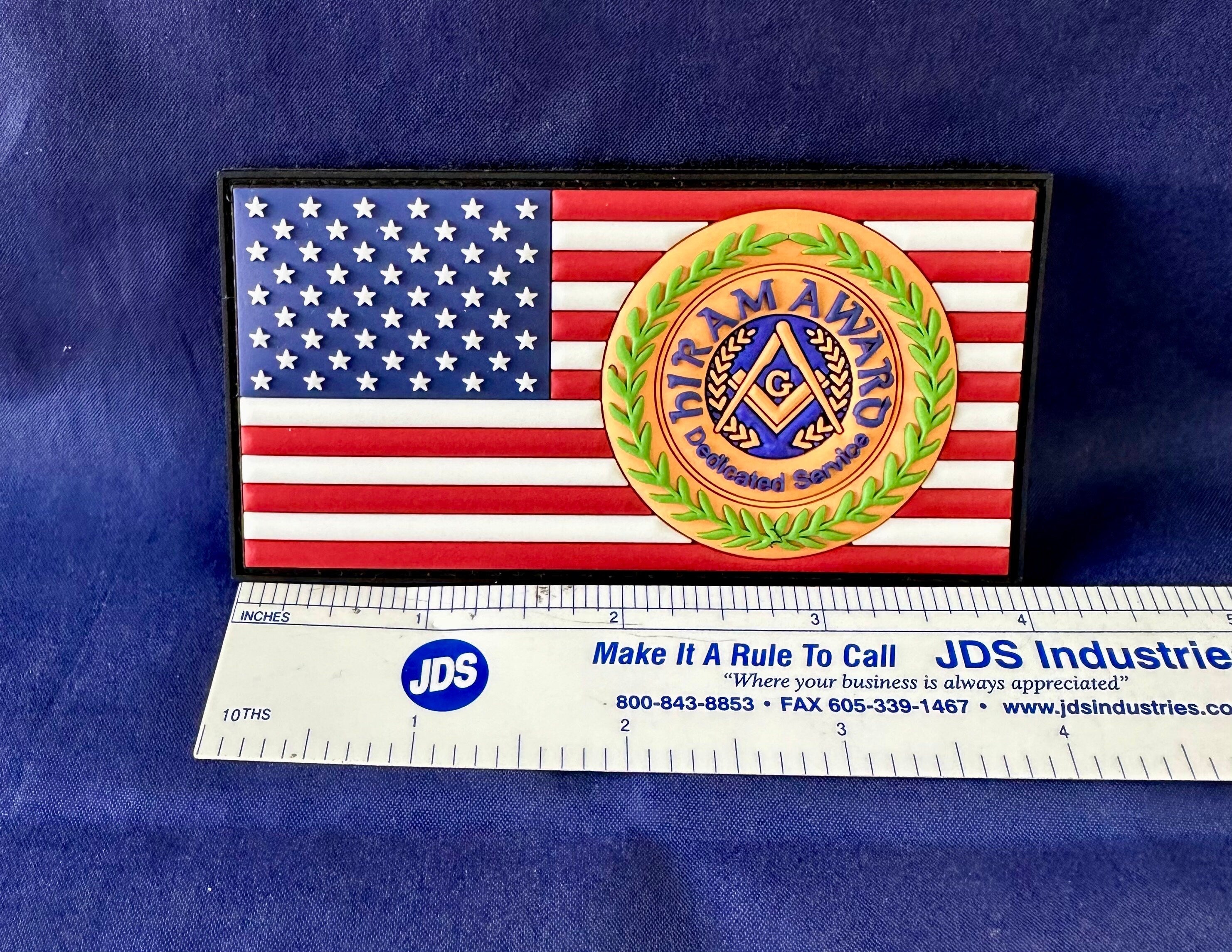 Hiram Award PVC Patch.